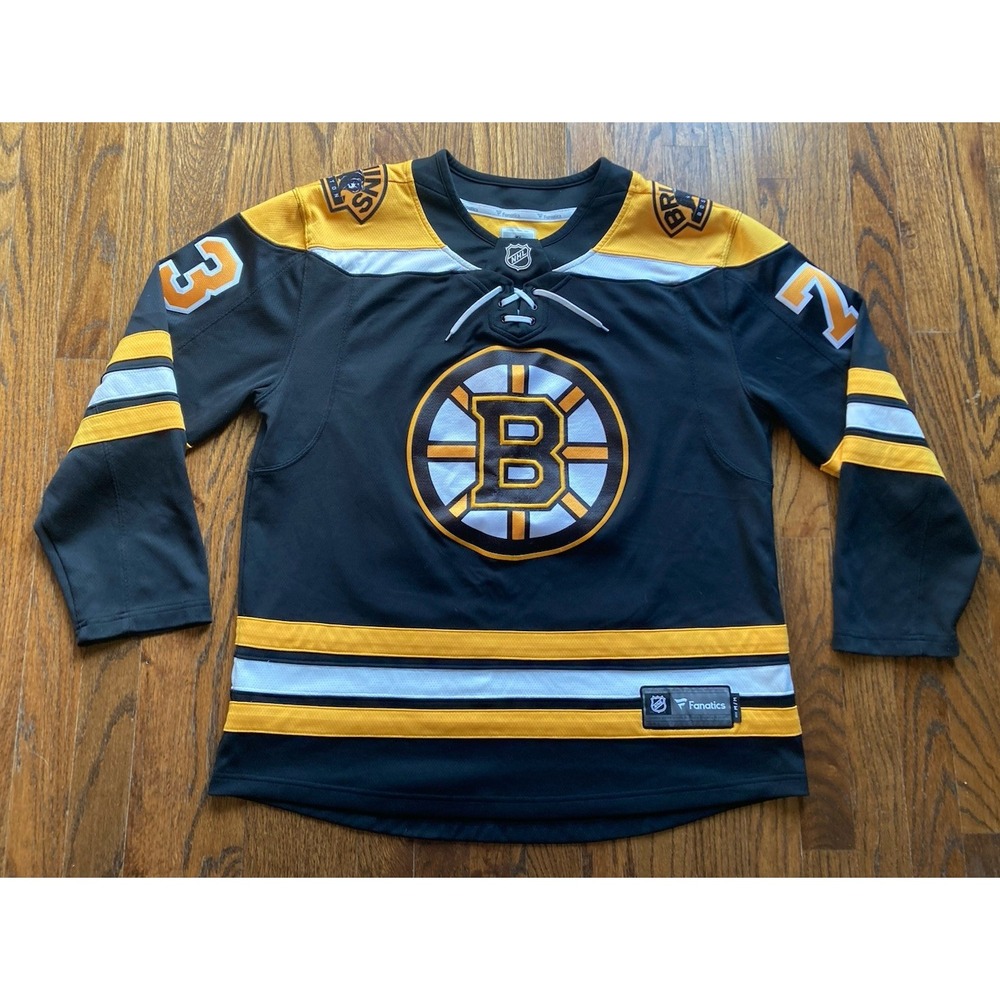 Charlie McAvoy Boston Bruins Jersey Medium Fanatics Breakaway Home Authentic